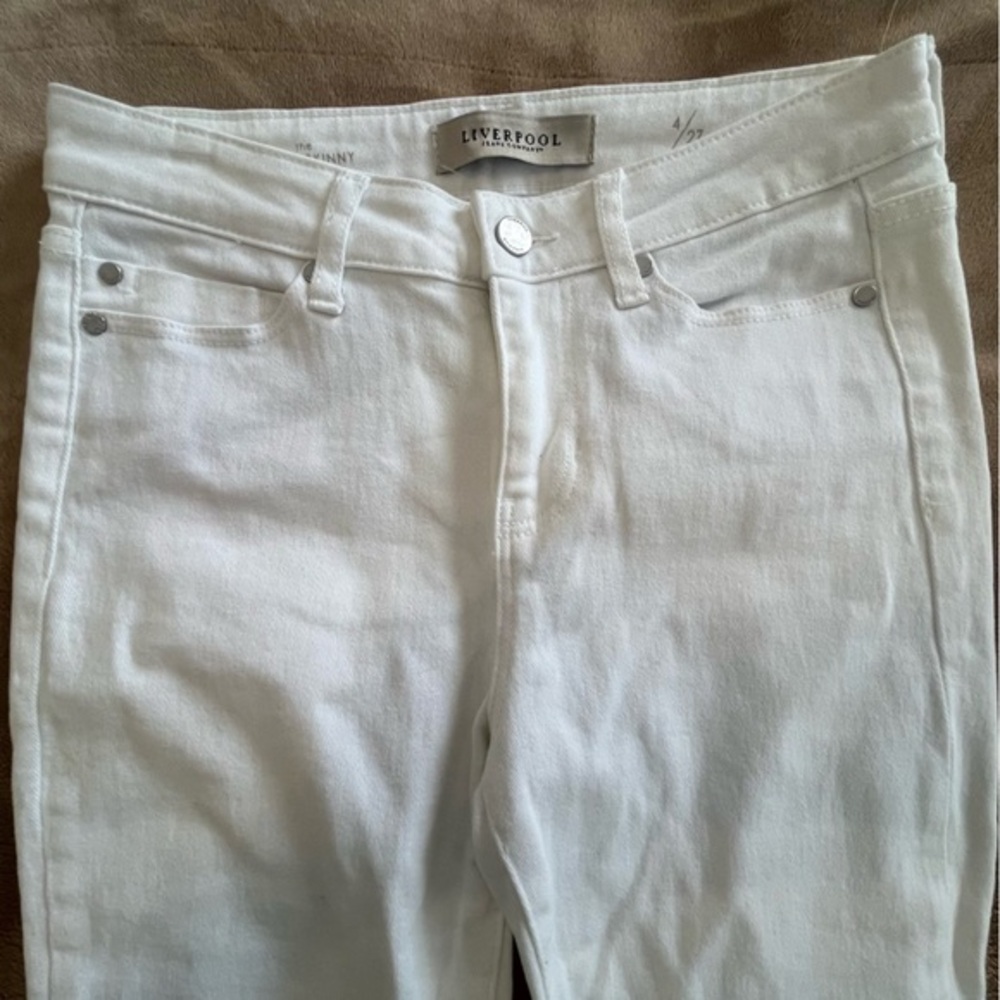 Liverpool White Skinny Jeans – Size‎ 4 - Picture 3 of 9